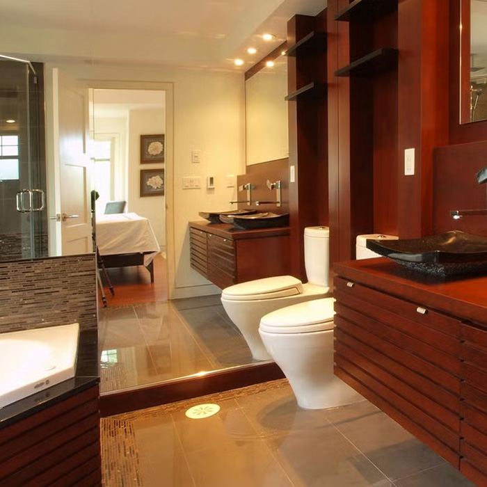 Interior bathroom remodeled