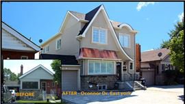 Home renovations before and after in Toronto